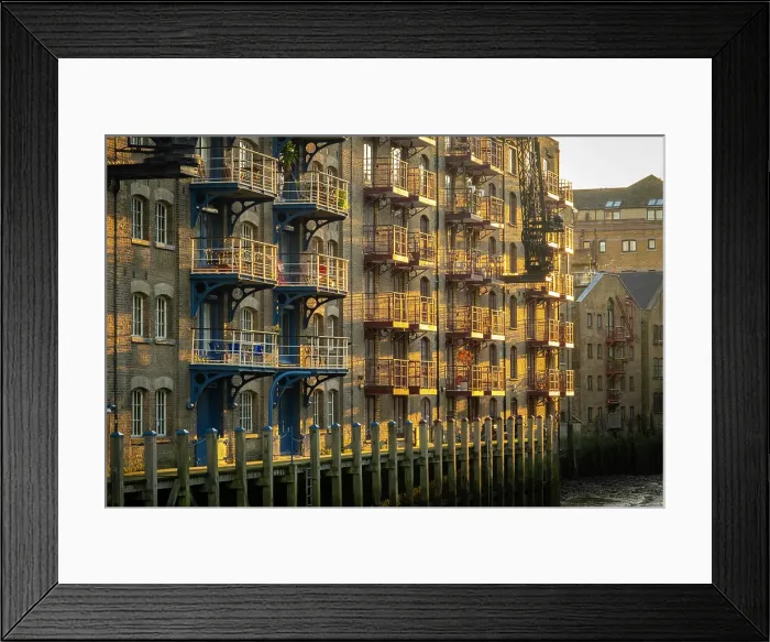Framed Print : New Concordia Wharf, River Thames, London, England, UK Framed Print : New Concordia Wharf, River Thames, London, England, UK