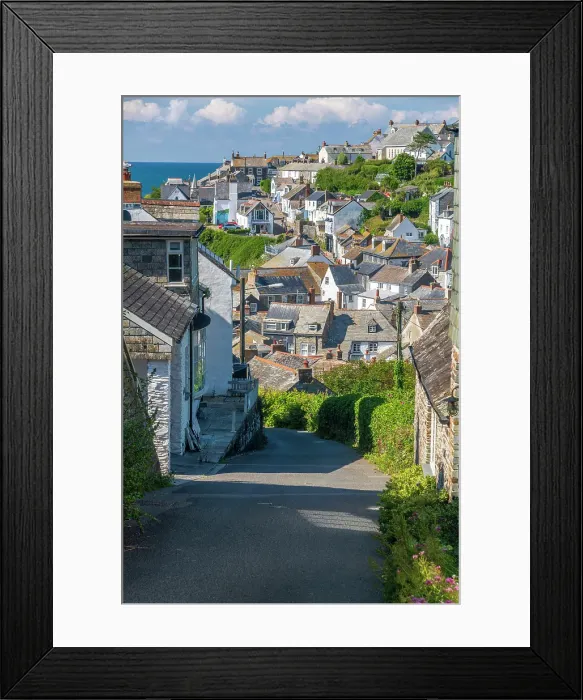 Framed Print : UK, England, Cornwall, Port Isaac