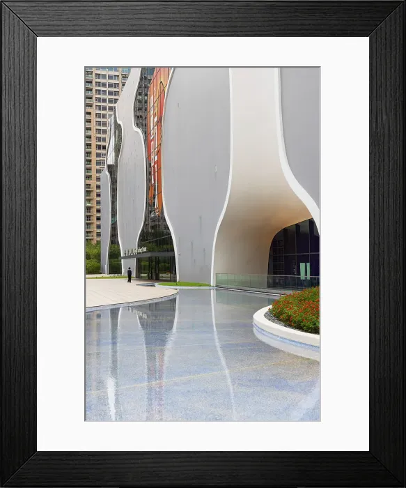 Framed Print : National Taichung Theatre, Taichung, Taiwan Framed Print : National Taichung Theatre, Taichung, Taiwan