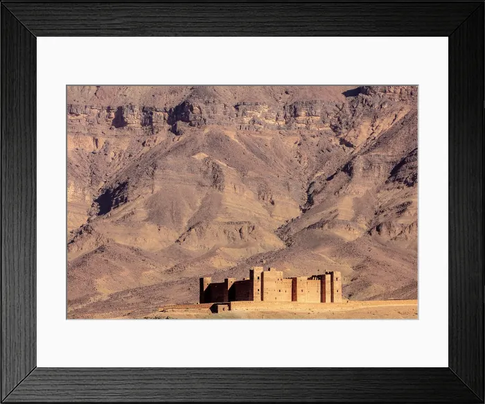 Framed Print : Large kasbah (fortress), Dades Valley, Morocco Framed Print : Large kasbah (fortress), Dades Valley, Morocco