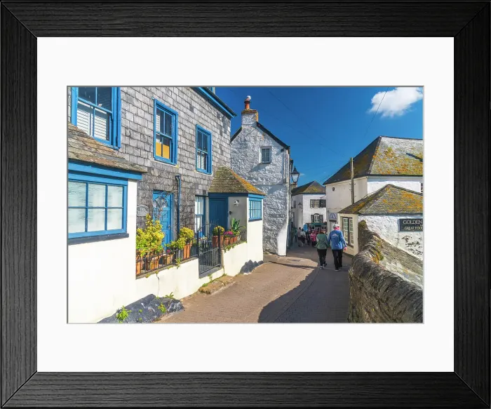 Framed Print : UK, England, Cornwall, Port Isaac Framed Print : UK, England, Cornwall, Port Isaac