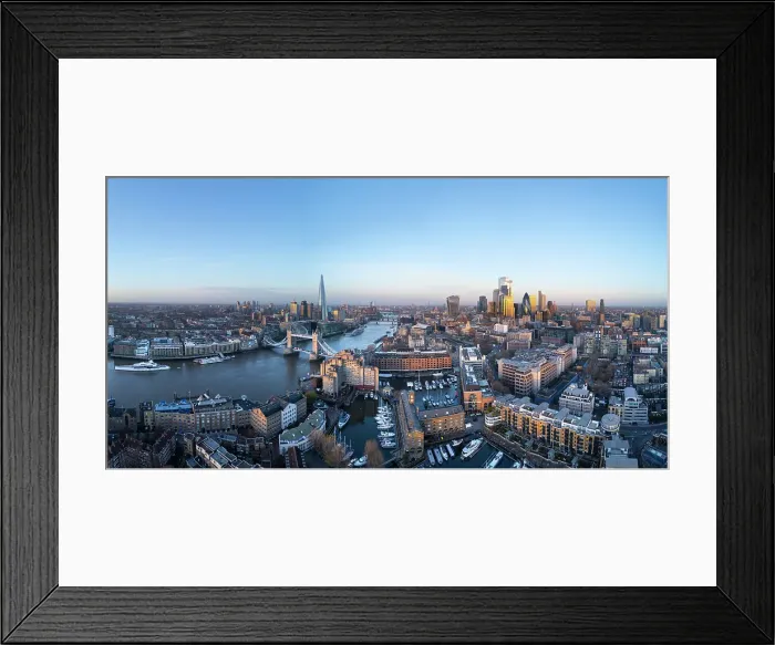 Framed Print : Tower Bridge, The Shard & City of London, London, England, UK Framed Print : Tower Bridge, The Shard & City of London, London, England, UK