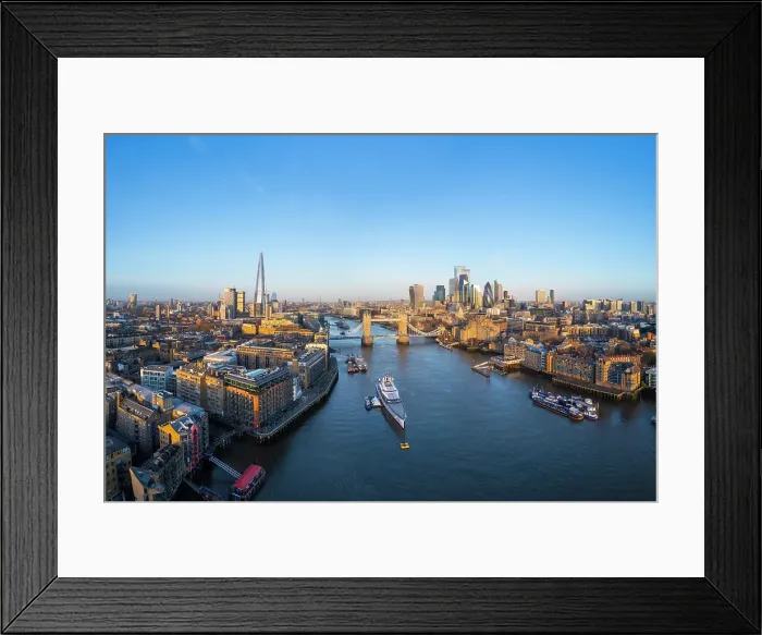 Framed Print : Tower Bridge, The Shard & City of London, London, England, UK Framed Print : Tower Bridge, The Shard & City of London, London, England, UK