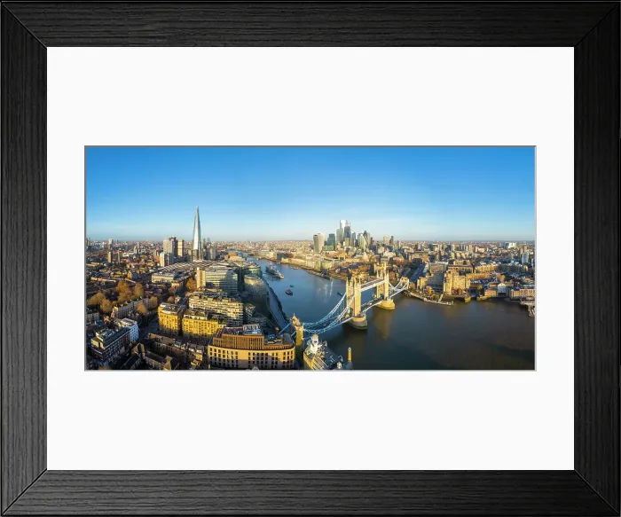 Framed Print : Tower Bridge, The Shard & City of London, London, England, UK Framed Print : Tower Bridge, The Shard & City of London, London, England, UK