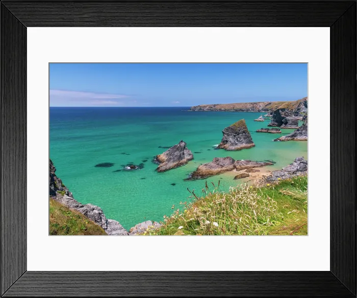 Framed Print : UK, England, Cornwall, Bedruthan Steps Framed Print : UK, England, Cornwall, Bedruthan Steps