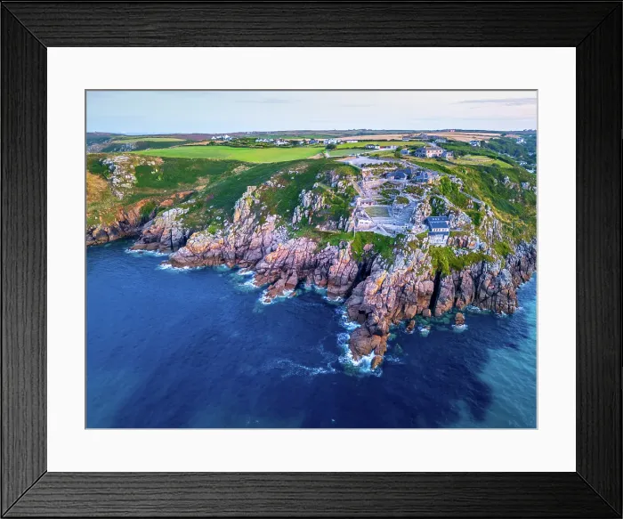 Framed Print : UK, England, Cornwall, Porthcurno, Minack Point, Minack Theatre Framed Print : UK, England, Cornwall, Porthcurno, Minack Point, Minack Theatre