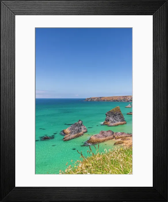 Framed Print : UK, England, Cornwall, Bedruthan Steps Framed Print : UK, England, Cornwall, Bedruthan Steps