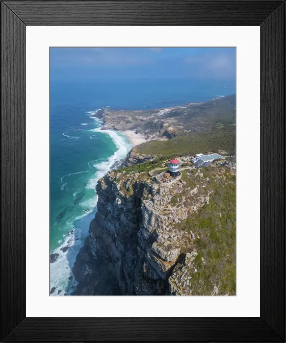Framed Print : Cape Point Lighthouse & Cape of Good Hope, Cape Peninsula, Cape, South Africa Framed Print : Cape Point Lighthouse & Cape of Good Hope, Cape Peninsula, Cape, South Africa