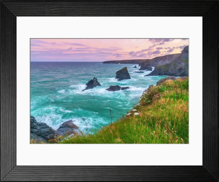 Framed Print : UK, England, Cornwall, Bedruthan Steps Framed Print : UK, England, Cornwall, Bedruthan Steps