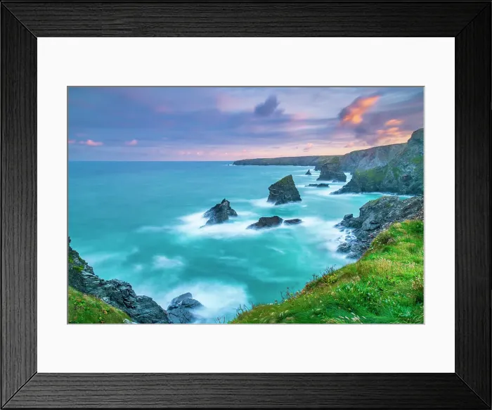 Framed Print : UK, England, Cornwall, Bedruthan Steps Framed Print : UK, England, Cornwall, Bedruthan Steps