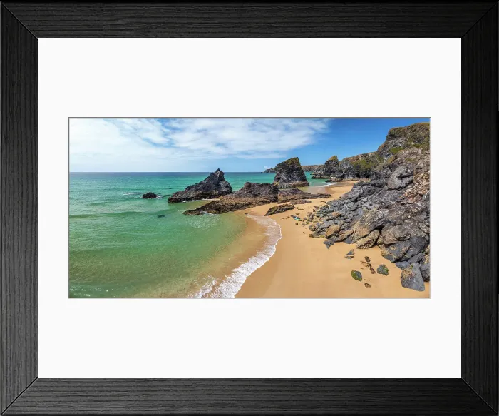 Framed Print : UK, England, Cornwall, Bedruthan Steps Framed Print : UK, England, Cornwall, Bedruthan Steps