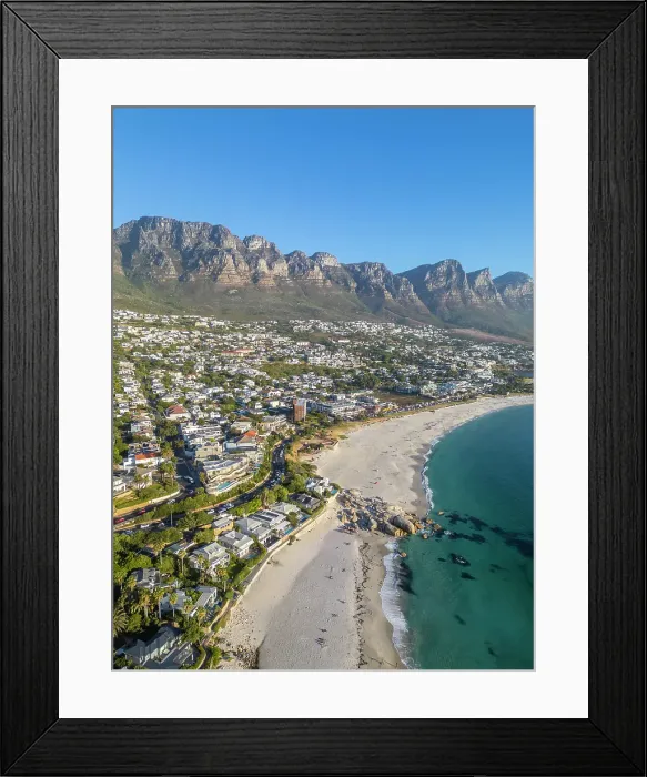 Framed Print : Clifton & The Twelve Apostles, Cape Town, Western Cape, South Africa Framed Print : Clifton & The Twelve Apostles, Cape Town, Western Cape, South Africa