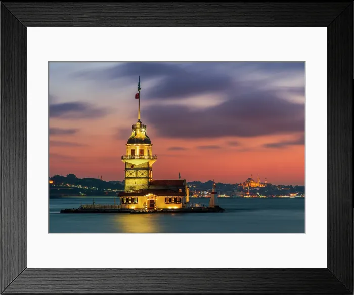 Framed Print : Kiz Kulesi (Maiden's Tower), Istanbul, Turkey Framed Print : Kiz Kulesi (Maiden's Tower), Istanbul, Turkey