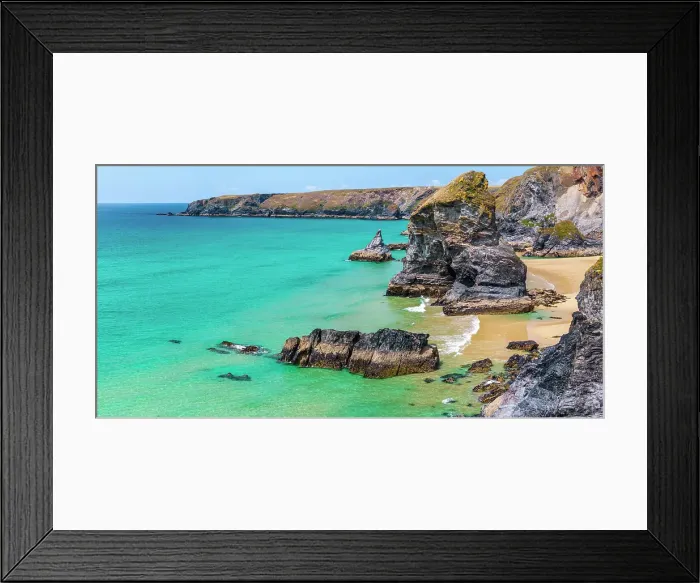 Framed Print : UK, England, Cornwall, Bedruthan Steps Framed Print : UK, England, Cornwall, Bedruthan Steps