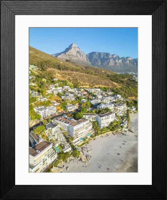 Framed Print : Clifton & The Twelve Apostles, Cape Town, Western Cape, South Africa