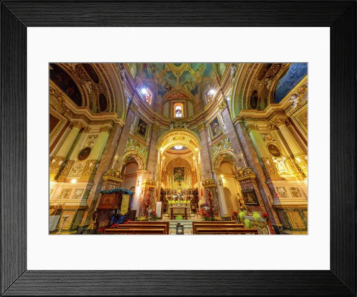Framed Print : The Interior of The Carmelite Priory, Mdina, Malta, Southern Europe Framed Print : The Interior of The Carmelite Priory, Mdina, Malta, Southern Europe