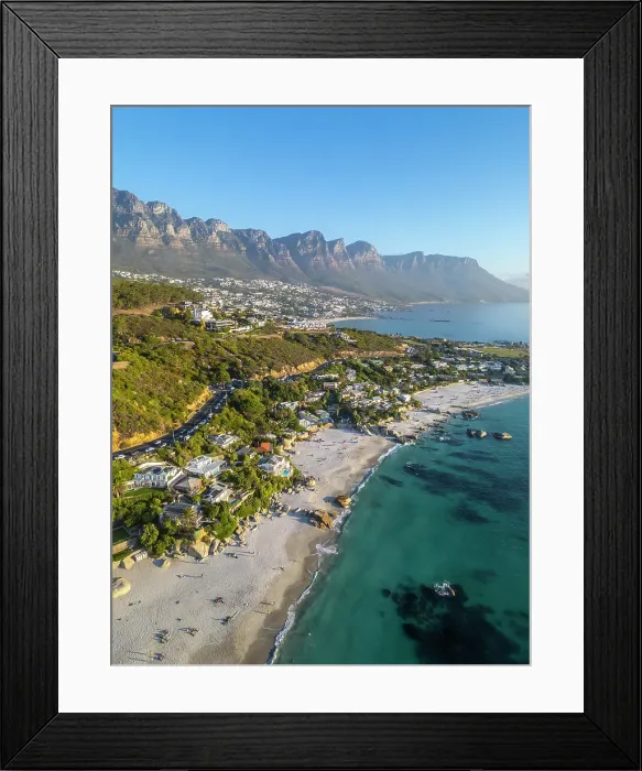 Framed Print : Clifton & The Twelve Apostles, Cape Town, Western Cape, South Africa Framed Print : Clifton & The Twelve Apostles, Cape Town, Western Cape, South Africa