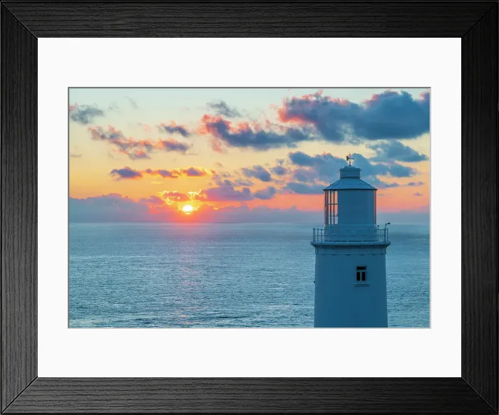 Framed Print : UK, England, Cornwall, Trevose Head, Trevose Head Lighthouse Framed Print : UK, England, Cornwall, Trevose Head, Trevose Head Lighthouse