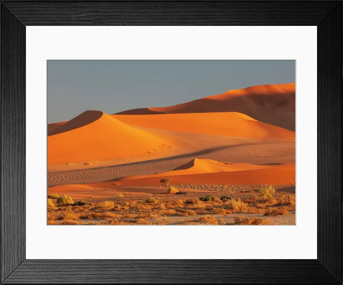 Framed Print : Orange sand dunes and blue sky, Sossusvlei, Namib-Naukluft National Park, Namib Desert, Namibia Framed Print : Orange sand dunes and blue sky, Sossusvlei, Namib-Naukluft National Park, Namib Desert, Namibia
