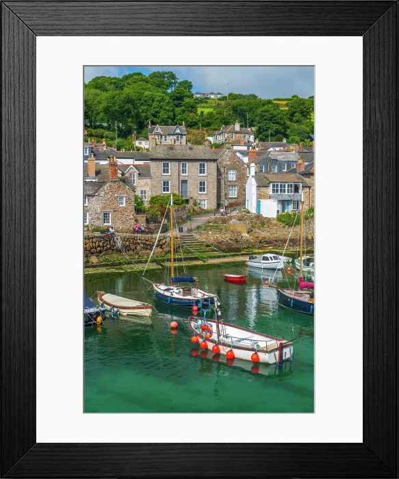 Framed Print : UK, England, Cornwall, Mousehole Framed Print : UK, England, Cornwall, Mousehole