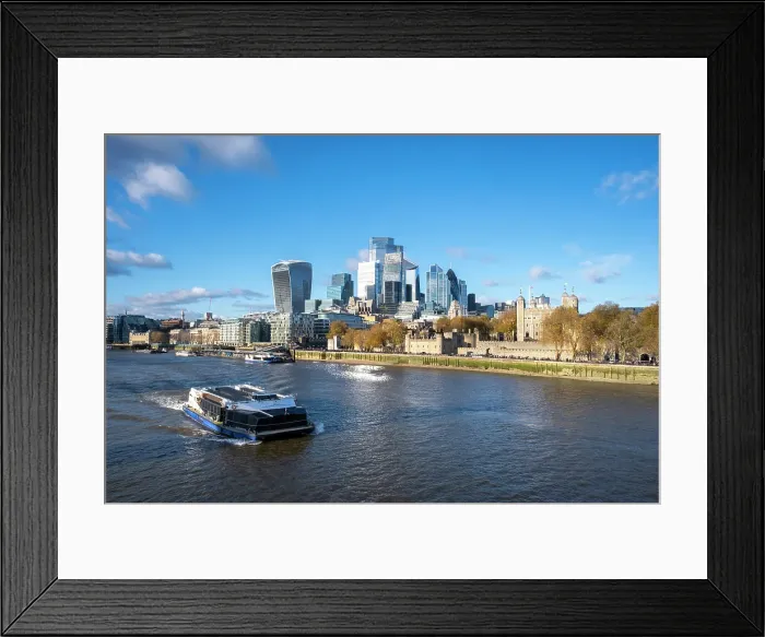 Framed Print : City of London, Tower of London & River Thames, London, England, UK Framed Print : City of London, Tower of London & River Thames, London, England, UK
