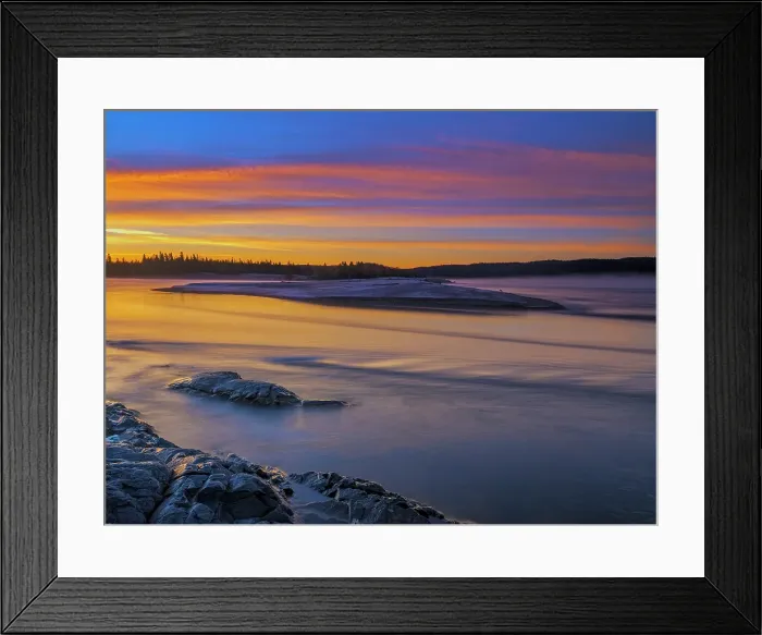 Framed Print : Sunrise at the mouth of the Michipicoten River on Lake Superior near Wawa, Ontario, Canada Framed Print : Sunrise at the mouth of the Michipicoten River on Lake Superior near Wawa, Ontario, Canada
