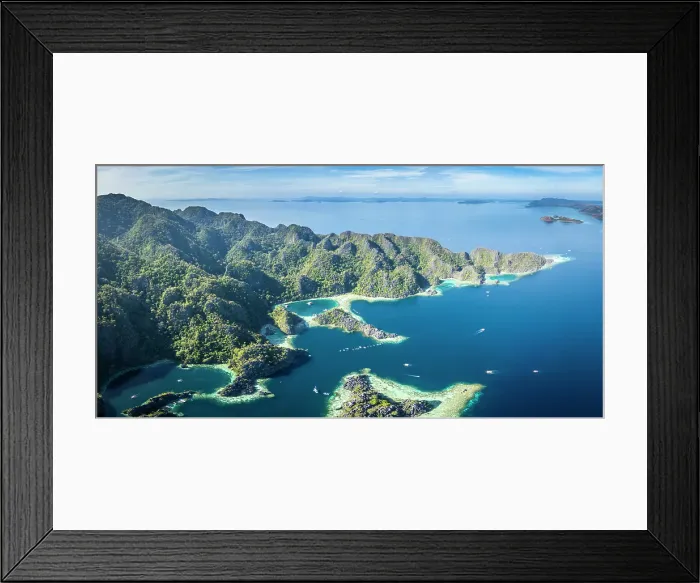 Framed Print : Coron Island, Calamian Islands, Palawan, Philippines