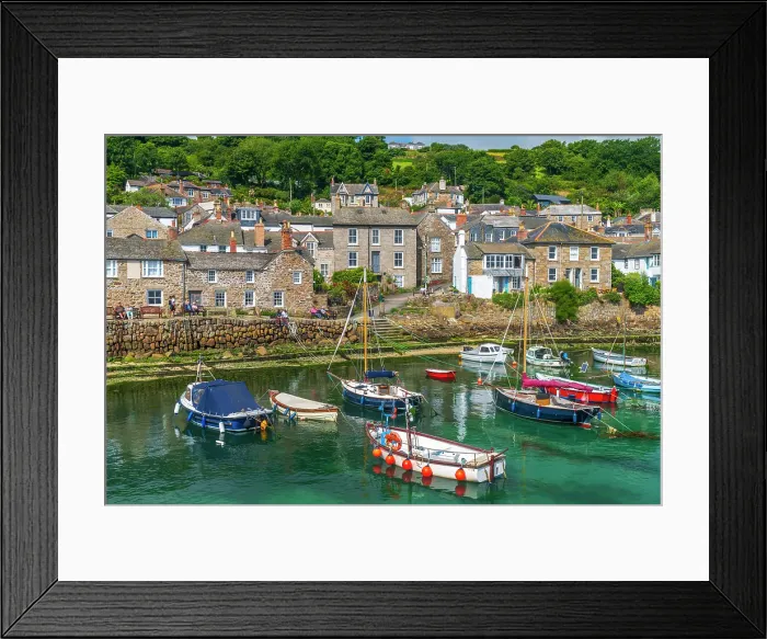 Framed Print : UK, England, Cornwall, Mousehole Framed Print : UK, England, Cornwall, Mousehole