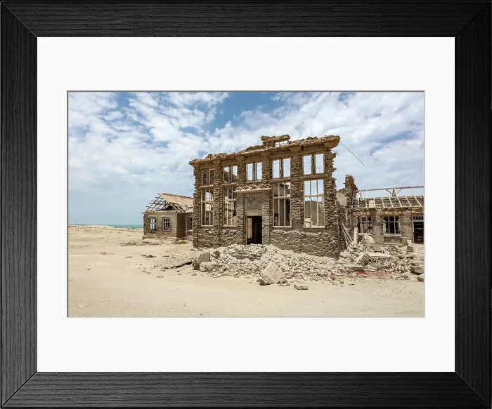 Framed Print : Remains of the Casino in abandoned diamond mining town of Elizabeth Bay, Luderitz, Namibia Framed Print : Remains of the Casino in abandoned diamond mining town of Elizabeth Bay, Luderitz, Namibia