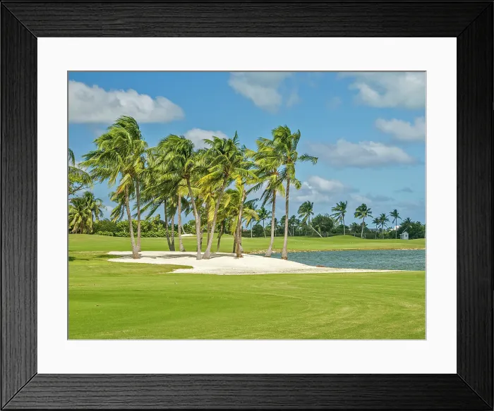 Framed Print : North Sound Golf Club on Grand Cayman, Cayman Islands, British West Indies