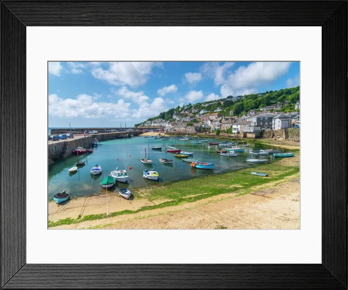 Framed Print : UK, England, Cornwall, Mousehole Framed Print : UK, England, Cornwall, Mousehole