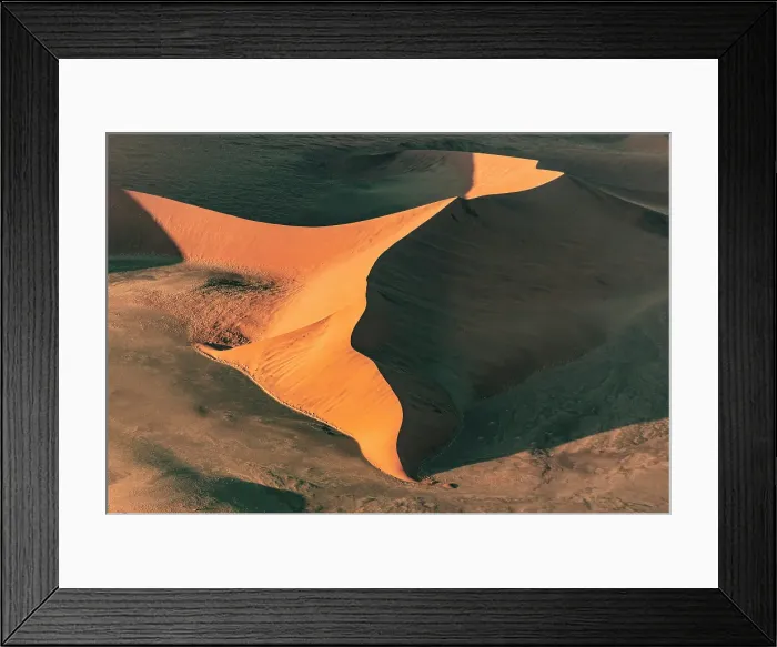 Framed Print : Aerial view of orange sand dunes from helicopter, Sossusvlei, Namib-Naukluft National Park, Namib Desert, Namibia Framed Print : Aerial view of orange sand dunes from helicopter, Sossusvlei, Namib-Naukluft National Park, Namib Desert, Namibia