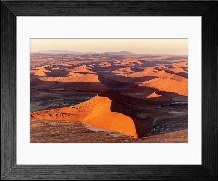 Framed Print : Aerial view of orange sand dunes from helicopter, Sossusvlei, Namib-Naukluft National Park, Namib Desert, Namibia Framed Print : Aerial view of orange sand dunes from helicopter, Sossusvlei, Namib-Naukluft National Park, Namib Desert, Namibia
