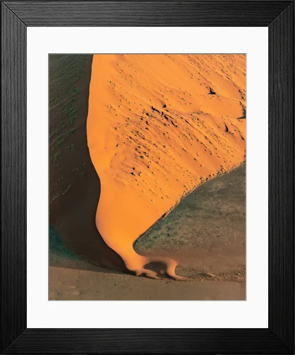Framed Print : Aerial view of golden sand dunes from helicopter, Sossusvlei, Namib-Naukluft National Park, Namib Desert, Namibia Framed Print : Aerial view of golden sand dunes from helicopter, Sossusvlei, Namib-Naukluft National Park, Namib Desert, Namibia