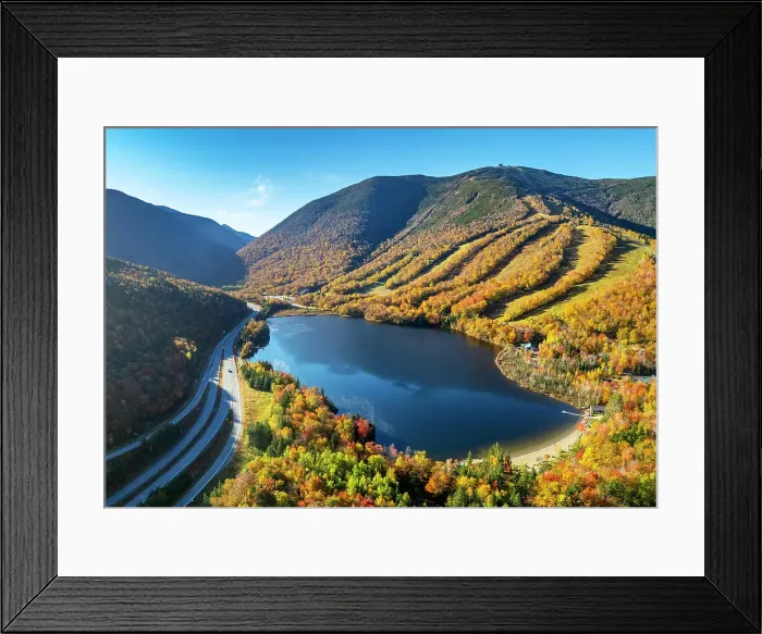 Framed Print : Echo Lake, Franconia, New Hampshire, New England Framed Print : Echo Lake, Franconia, New Hampshire, New England