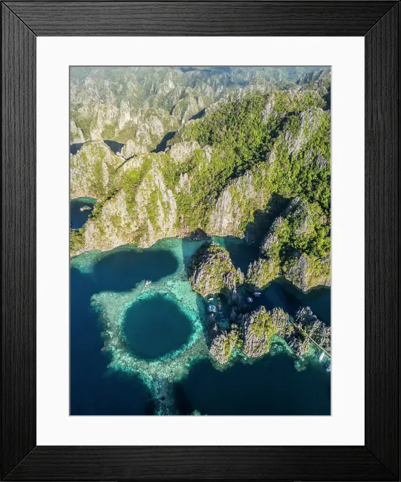 Framed Print : Coron Island, Calamian Islands, Palawan, Philippines