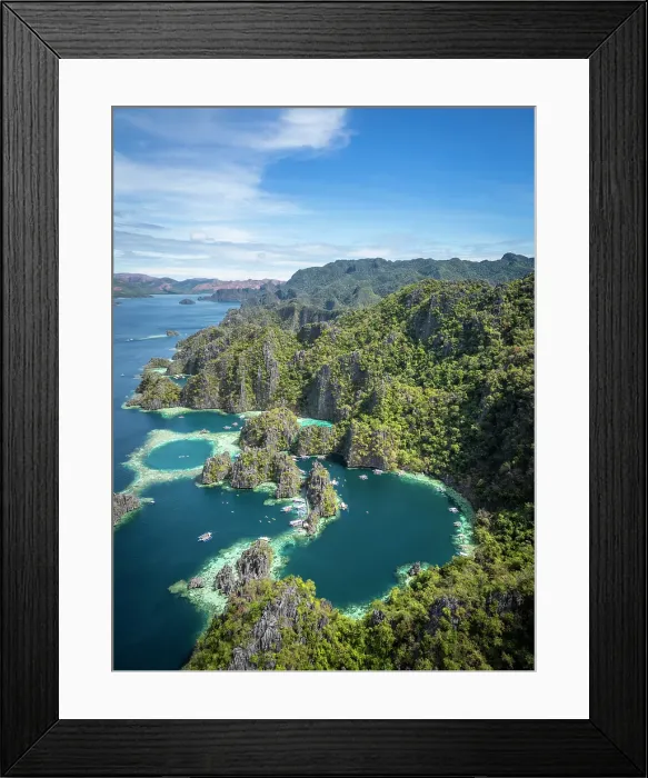 Framed Print : Coron Island, Calamian Islands, Palawan, Philippines