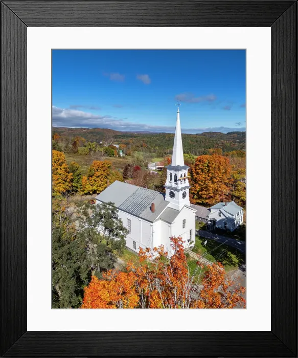 Framed Print : Peacham Congregational Church, Peacham, Vermont, USA Framed Print : Peacham Congregational Church, Peacham, Vermont, USA