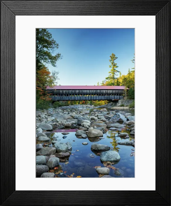 Framed Print : Albany covered bridge, Kancamagus Highway, New Hampshire, USA Framed Print : Albany covered bridge, Kancamagus Highway, New Hampshire, USA