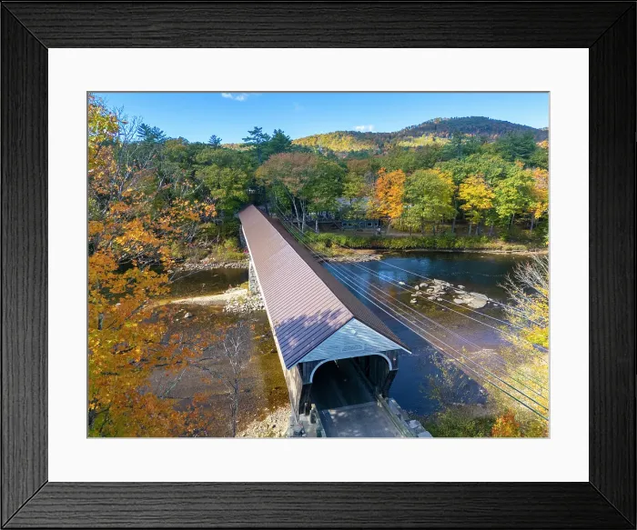 Framed Print : Blair Covered Bridge over the Pemigewasset River, Campton, New Hampshire, New England, USA Framed Print : Blair Covered Bridge over the Pemigewasset River, Campton, New Hampshire, New England, USA
