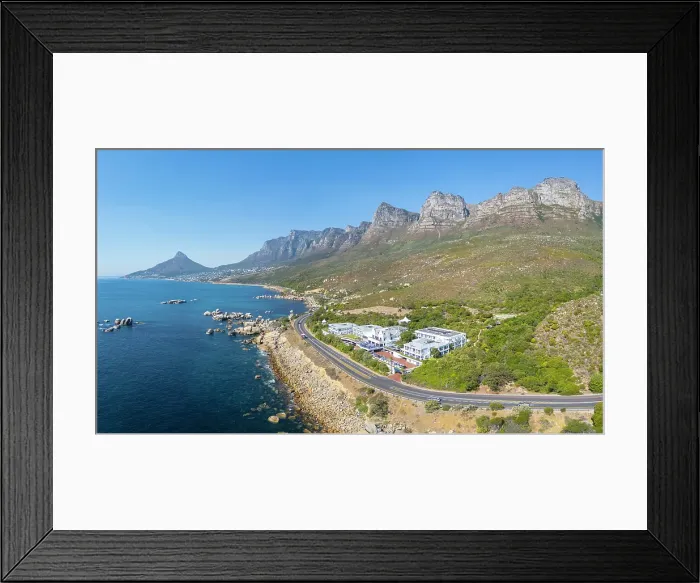 Framed Print : 12 Apostles Hotel, M6 coastal road south of Camps Bay & The Twelve Apostles, Cape Town, Western Cape, South Africa Framed Print : 12 Apostles Hotel, M6 coastal road south of Camps Bay & The Twelve Apostles, Cape Town, Western Cape, South Africa