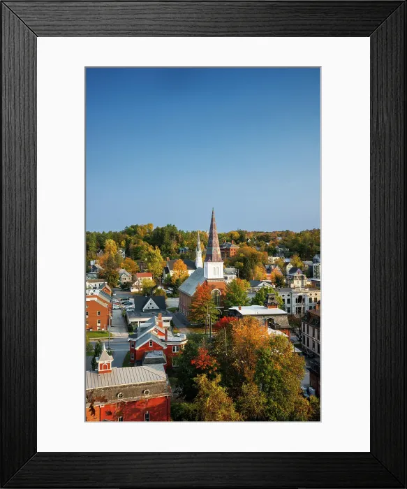 Framed Print : Montpellier, Vermont, New England, USA Framed Print : Montpellier, Vermont, New England, USA