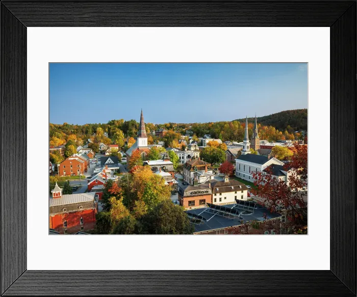 Framed Print : Montpellier, Vermont, New England, USA Framed Print : Montpellier, Vermont, New England, USA