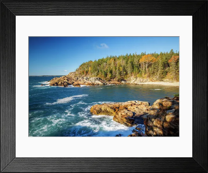 Framed Print : Little Hunters Beach, Mount Desert Island, Ocean Path, Acadia National Park, Bar Harbor, Maine, United States Framed Print : Little Hunters Beach, Mount Desert Island, Ocean Path, Acadia National Park, Bar Harbor, Maine, United States