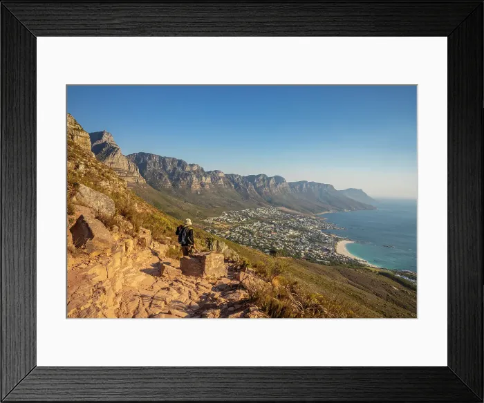 Framed Print : Camps Bay from Lion's Head & The Twelve Apostles, Cape Town, Western Cape, South Africa Framed Print : Camps Bay from Lion's Head & The Twelve Apostles, Cape Town, Western Cape, South Africa