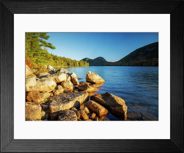 Framed Print : Jordan Pond, Mount Desert Island, Acadia National Park, Bar Harbor, Maine, United States Framed Print : Jordan Pond, Mount Desert Island, Acadia National Park, Bar Harbor, Maine, United States