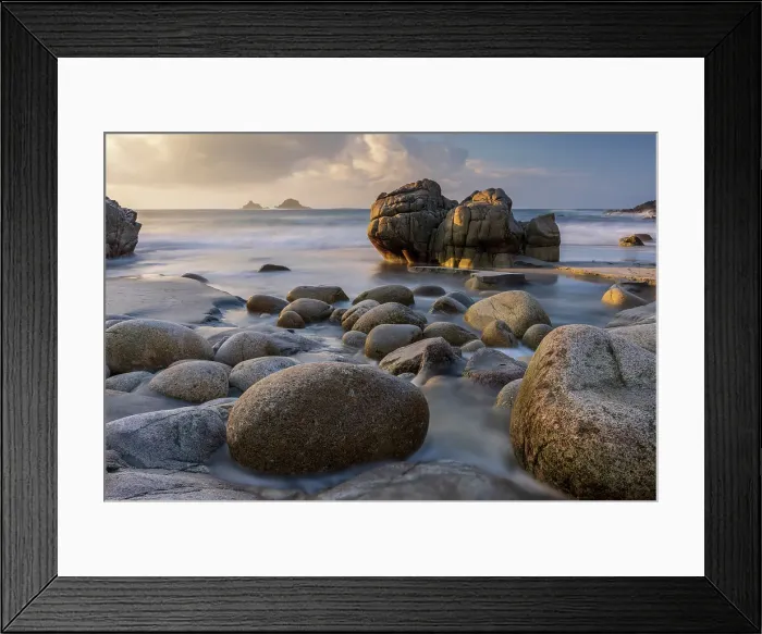 Framed Print : Porth Nanven near St Just on the west coast of Cornwall, England. Winter (January) 2025 Framed Print : Porth Nanven near St Just on the west coast of Cornwall, England. Winter (January) 2025