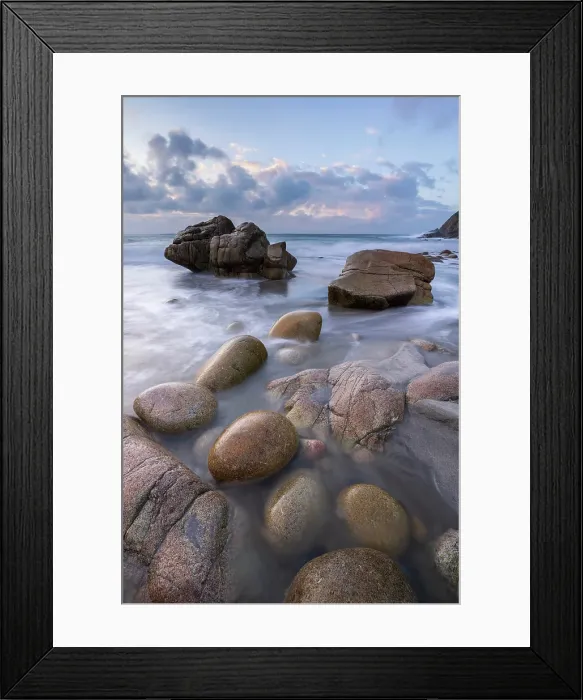 Framed Print : Porth Nanven cove in the Cot Valley, Cornwall, England. Winter (January) 2025 Framed Print : Porth Nanven cove in the Cot Valley, Cornwall, England. Winter (January) 2025