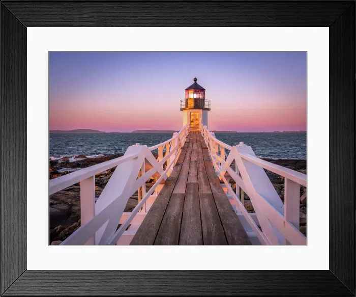 Framed Print : Marshall Point Lighthouse at Sunrise Port Clyde, , Maine, New England, USA Framed Print : Marshall Point Lighthouse at Sunrise Port Clyde, , Maine, New England, USA
