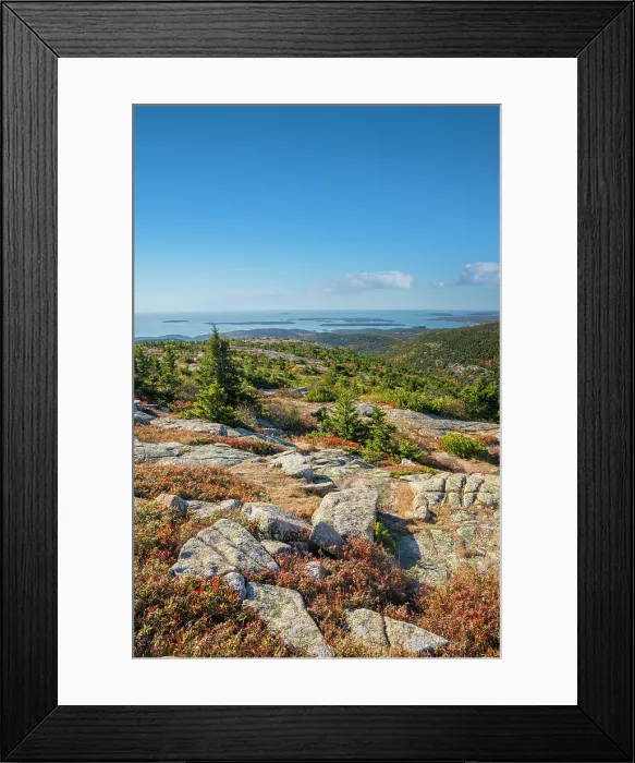 Framed Print : Cadillac Mountain, Mount Desert Island, Acadia National Park, Maine, United States Framed Print : Cadillac Mountain, Mount Desert Island, Acadia National Park, Maine, United States